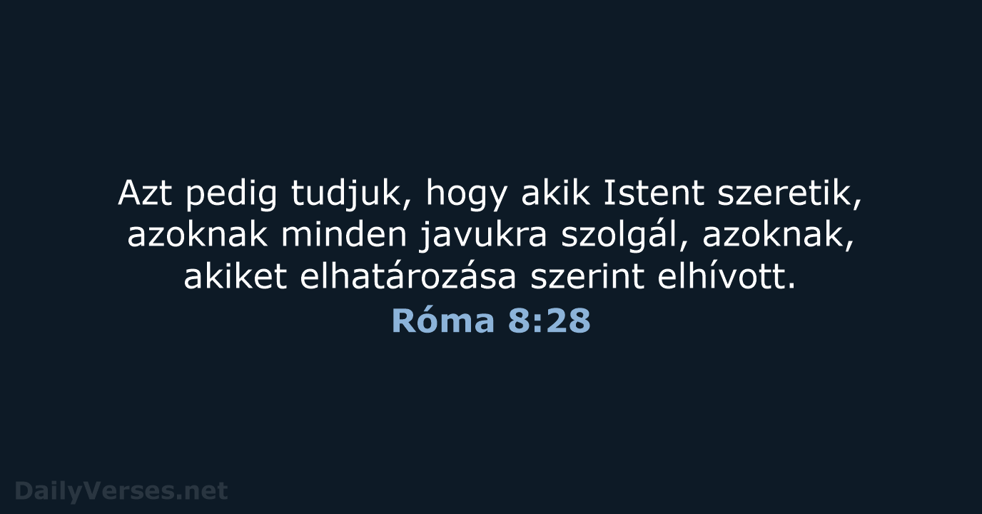 Róma 8:28 - UF