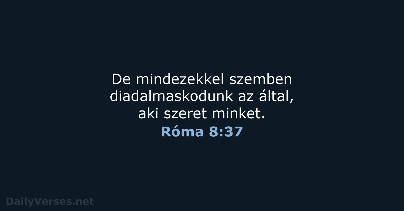 Róma 8:37 - UF