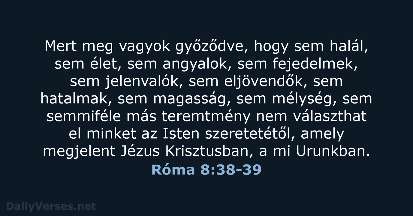 Róma 8:38-39 - UF