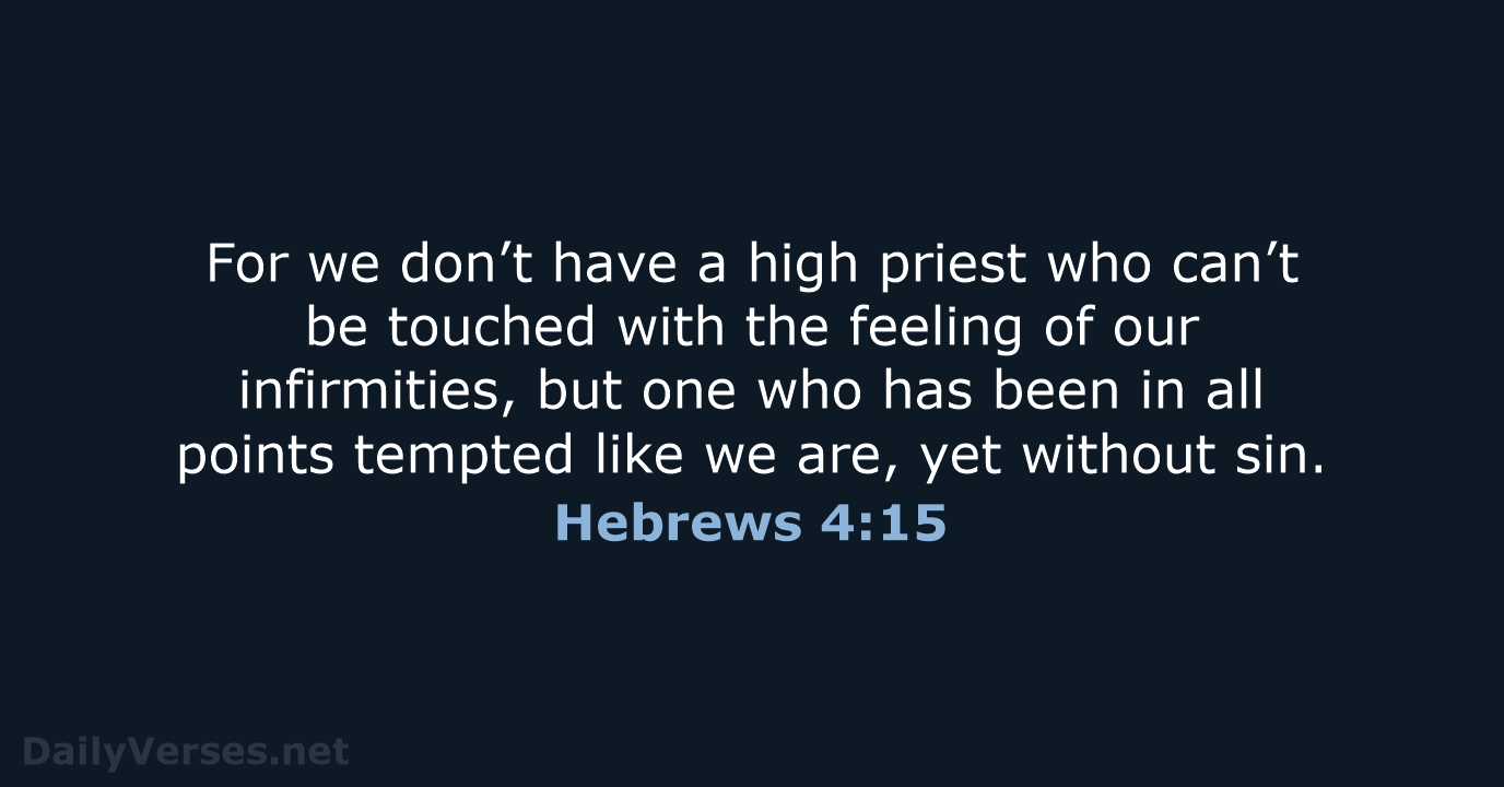 Hebrews 4:15 - WEB