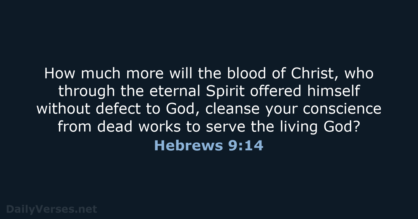 Hebrews 9:14 - WEB