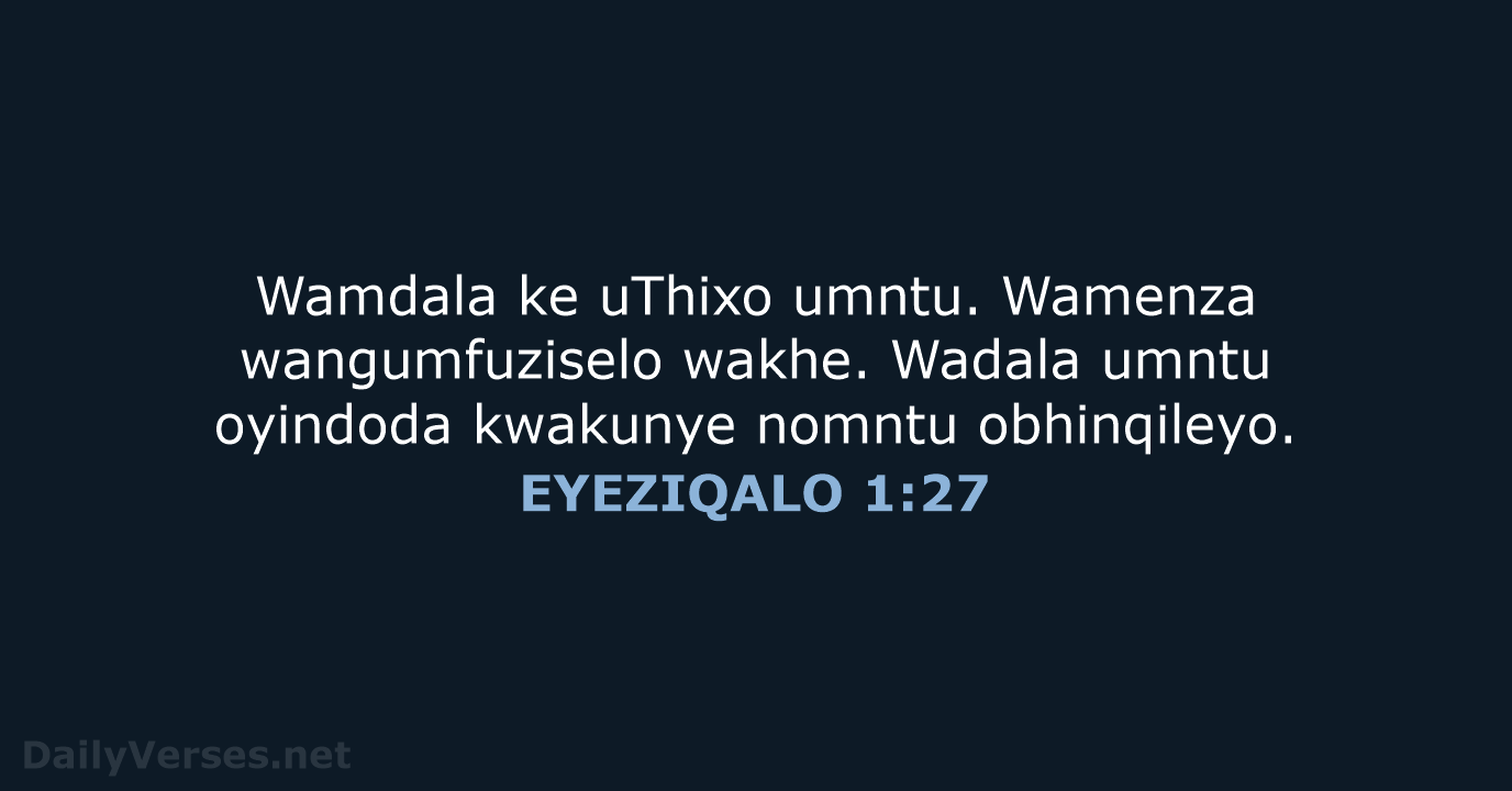 EYEZIQALO 1:27 - XHO96