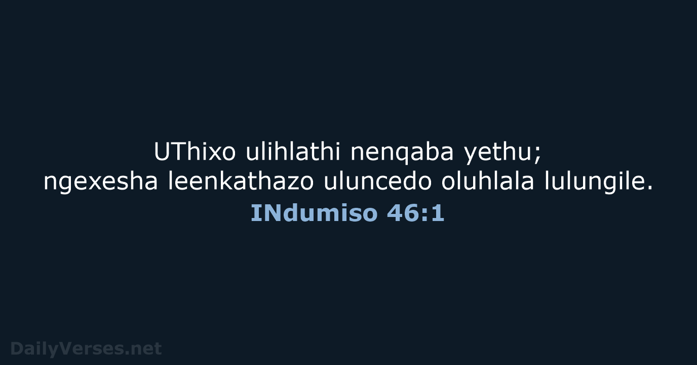 INdumiso 46:1 - XHO96