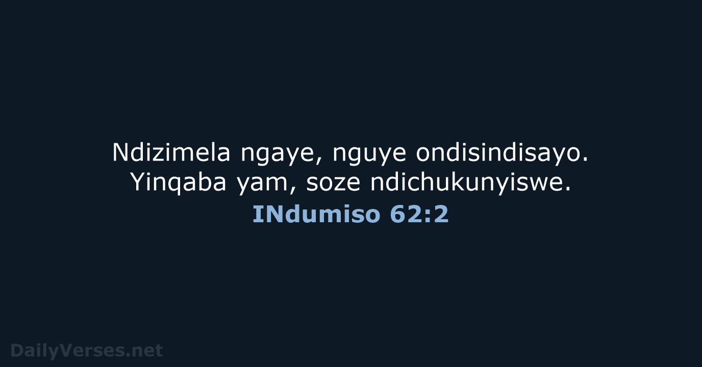 INdumiso 62:2 - XHO96
