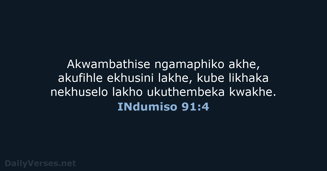 INdumiso 91:4 - XHO96