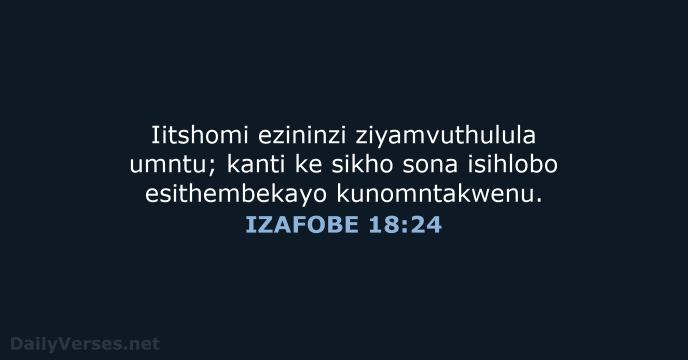 IZAFOBE 18:24 - XHO96