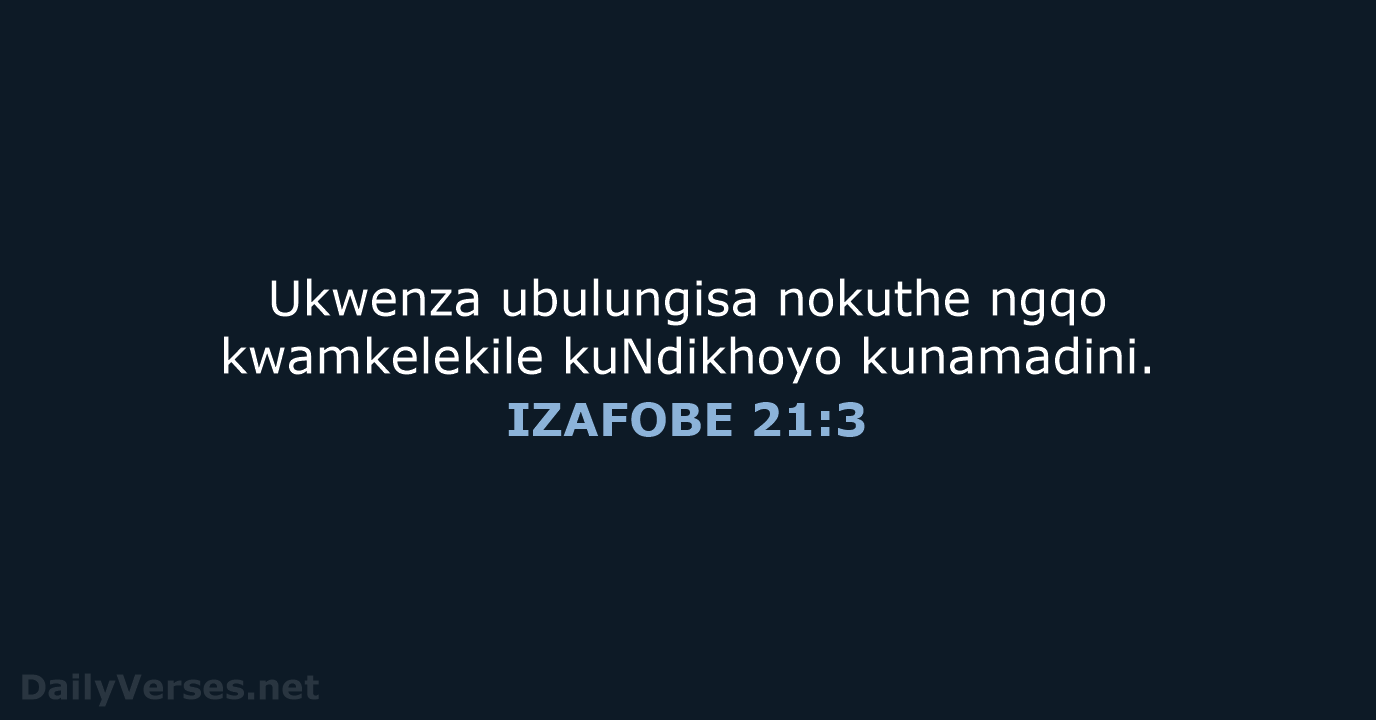 IZAFOBE 21:3 - XHO96