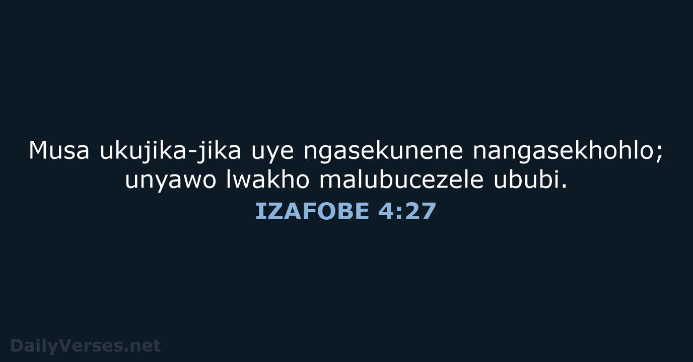 IZAFOBE 4:27 - XHO96