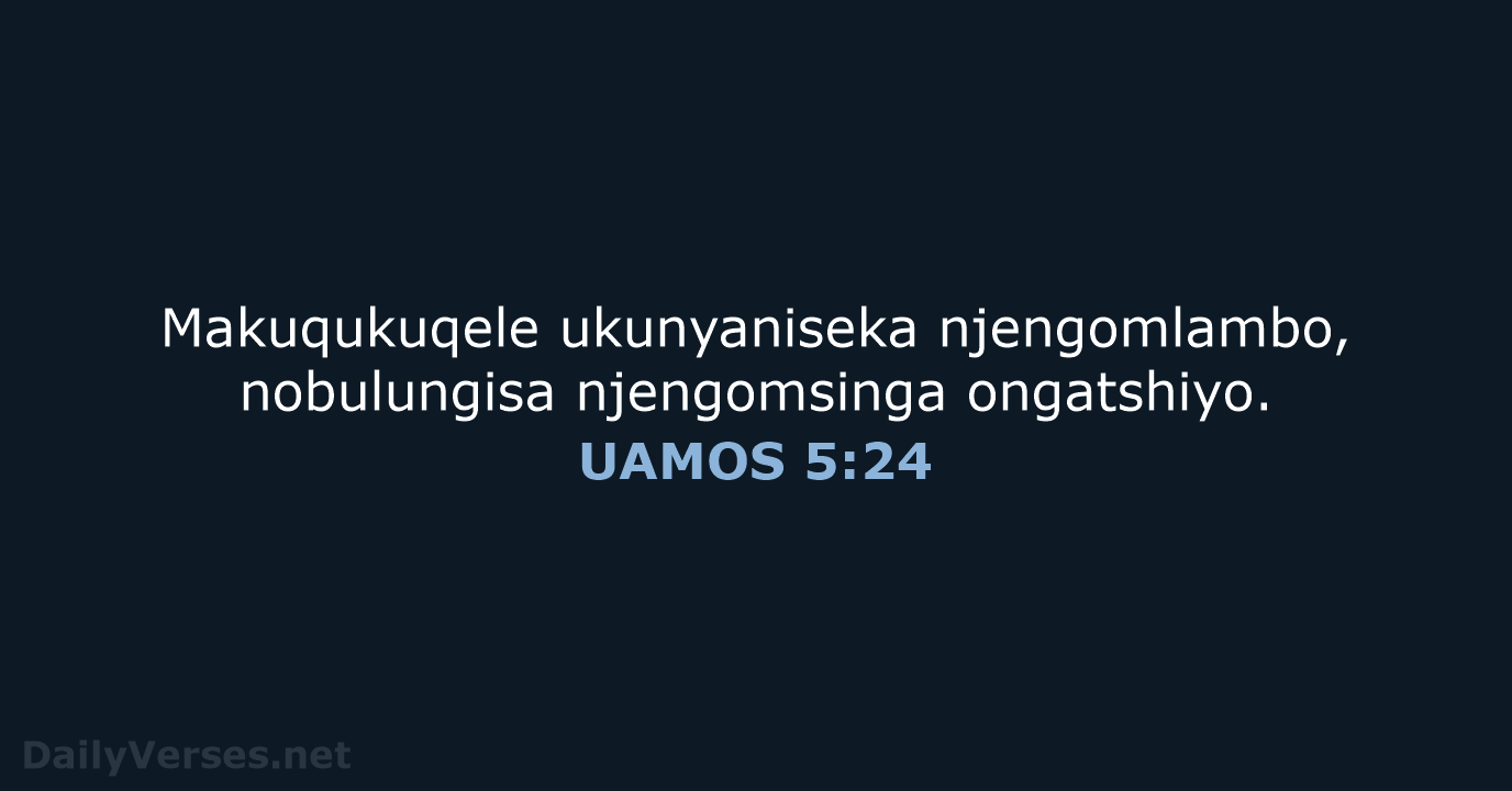 UAMOS 5:24 - XHO96