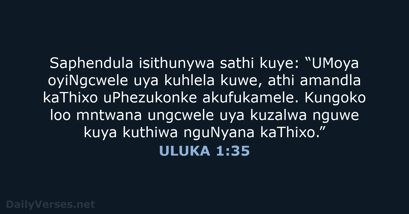 ULUKA 1:35 - XHO96