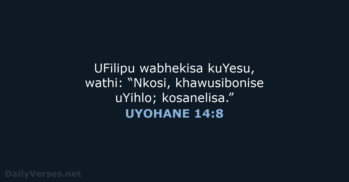 UYOHANE 14:8 - XHO96