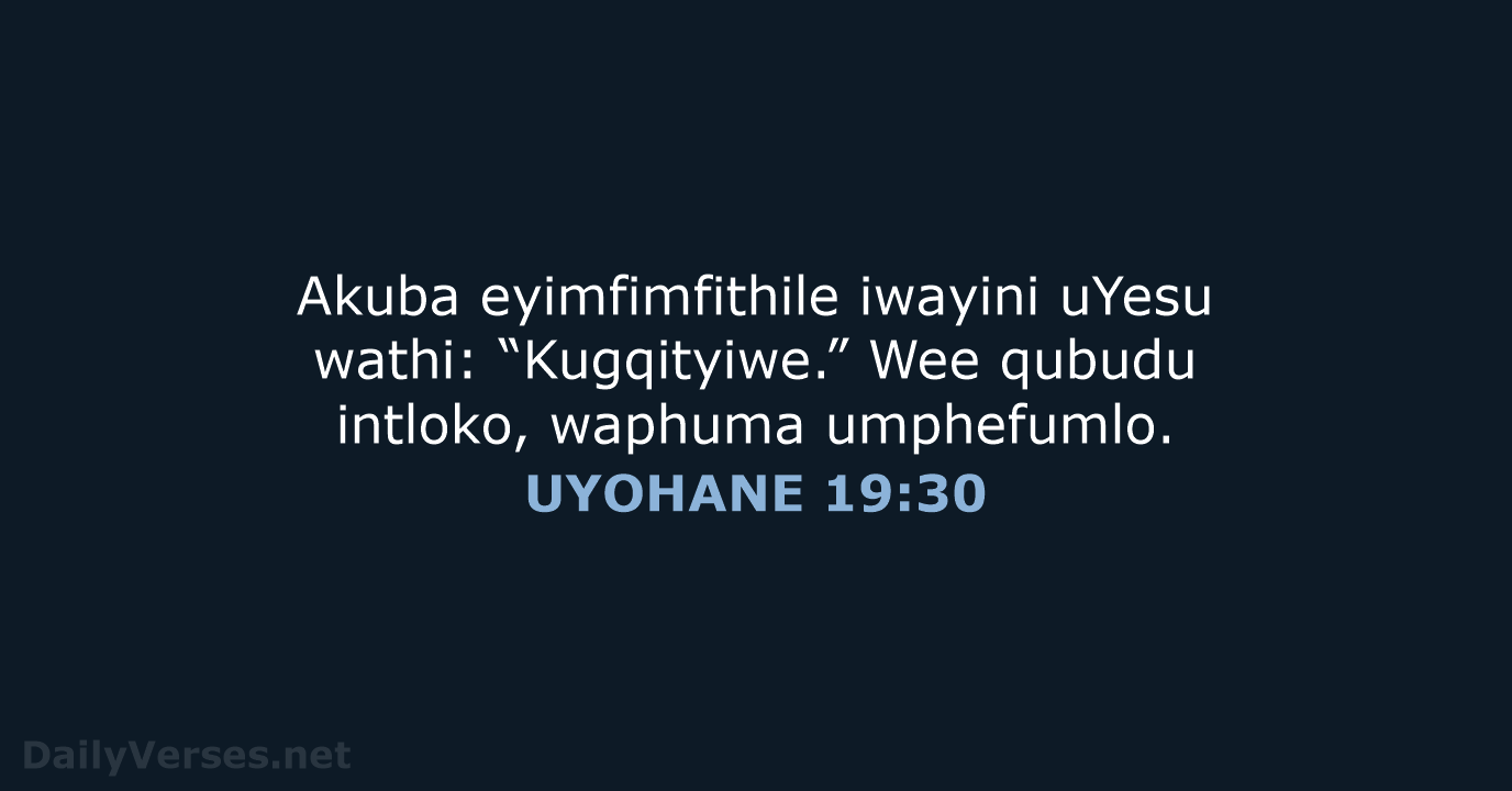 UYOHANE 19:30 - XHO96