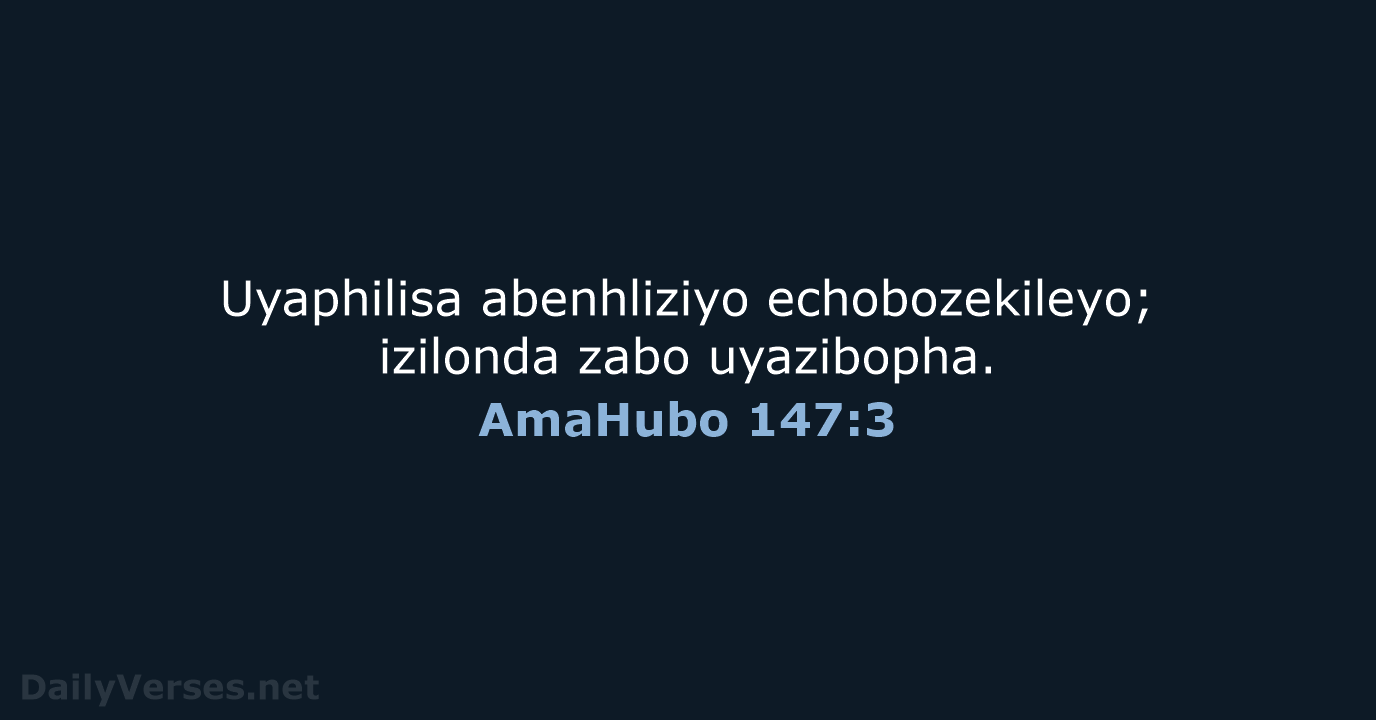 AmaHubo 147:3 - ZUL59