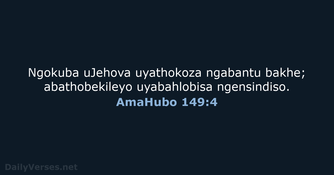 AmaHubo 149:4 - ZUL59