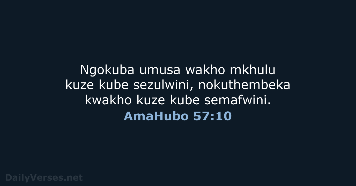 AmaHubo 57:10 - ZUL59