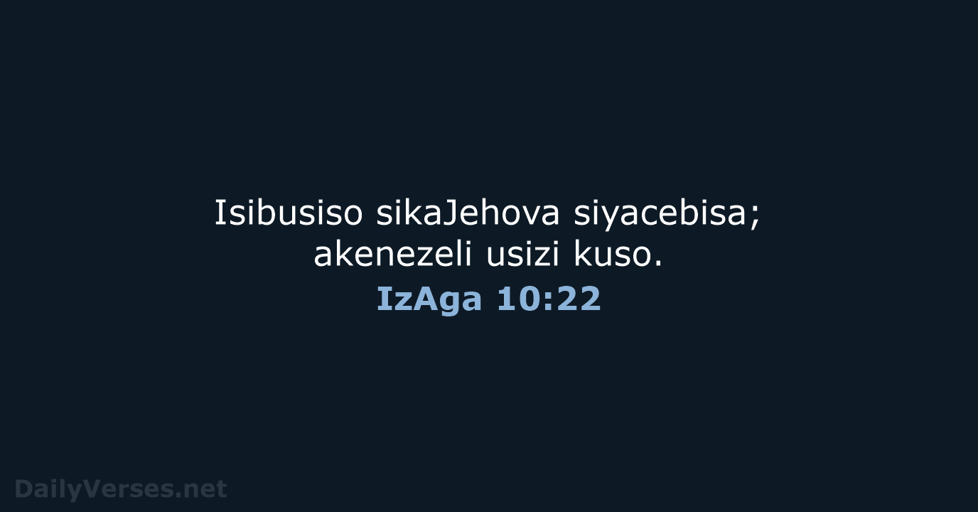 IzAga 10:22 - ZUL59