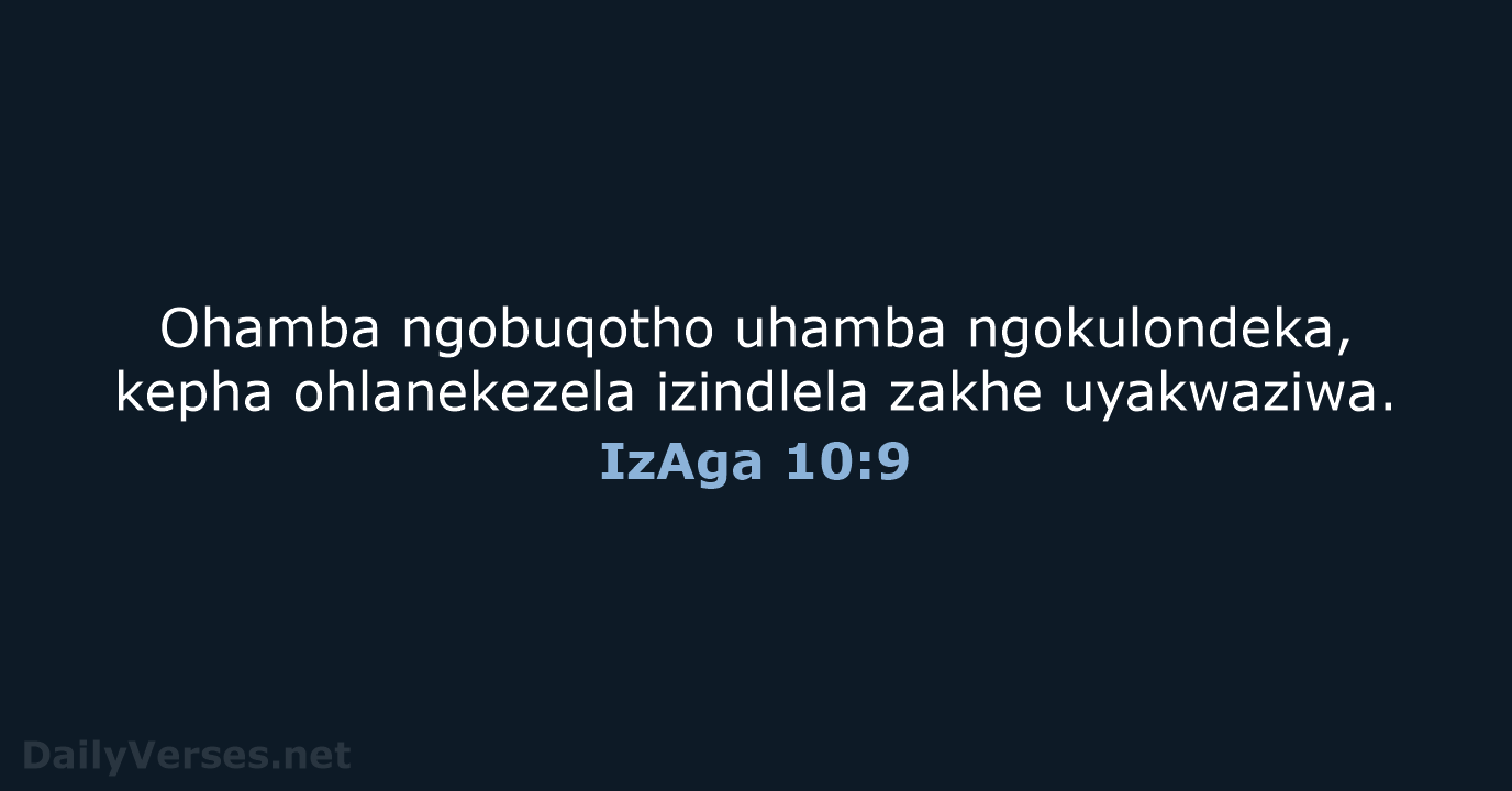 IzAga 10:9 - ZUL59