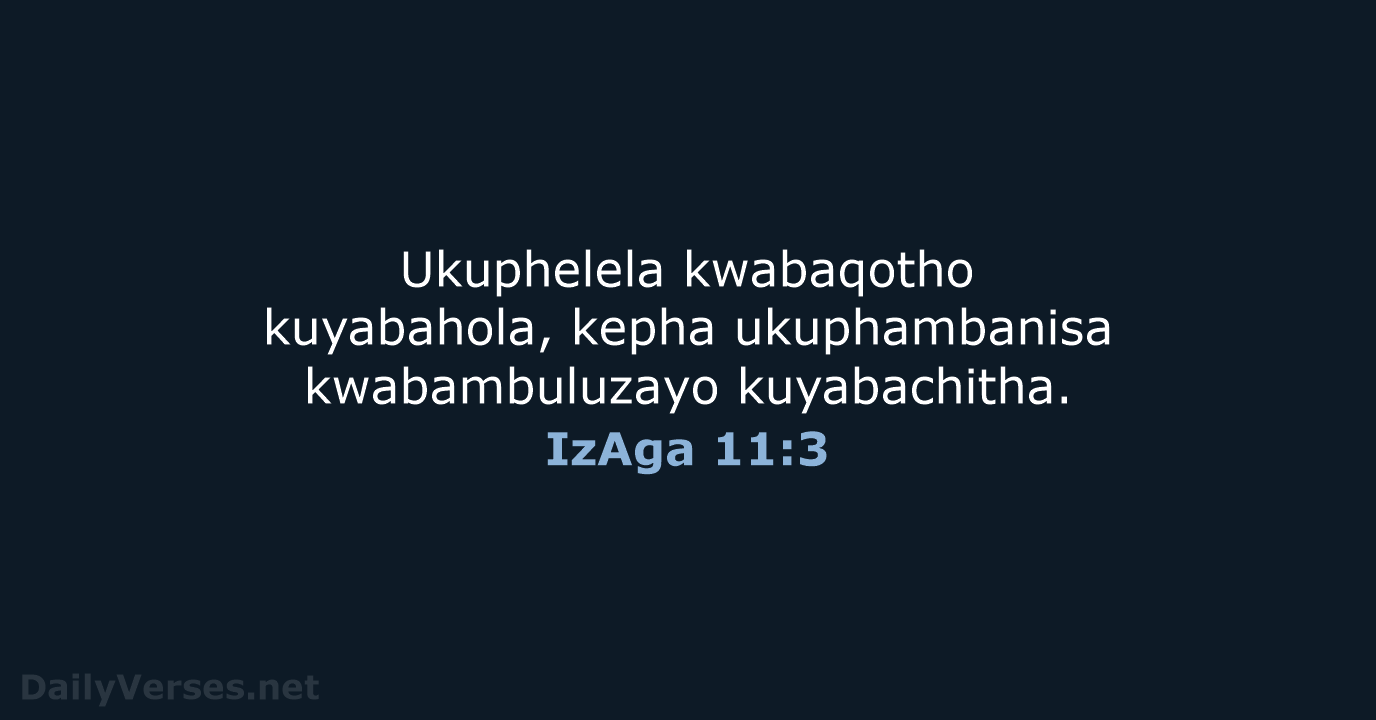 IzAga 11:3 - ZUL59
