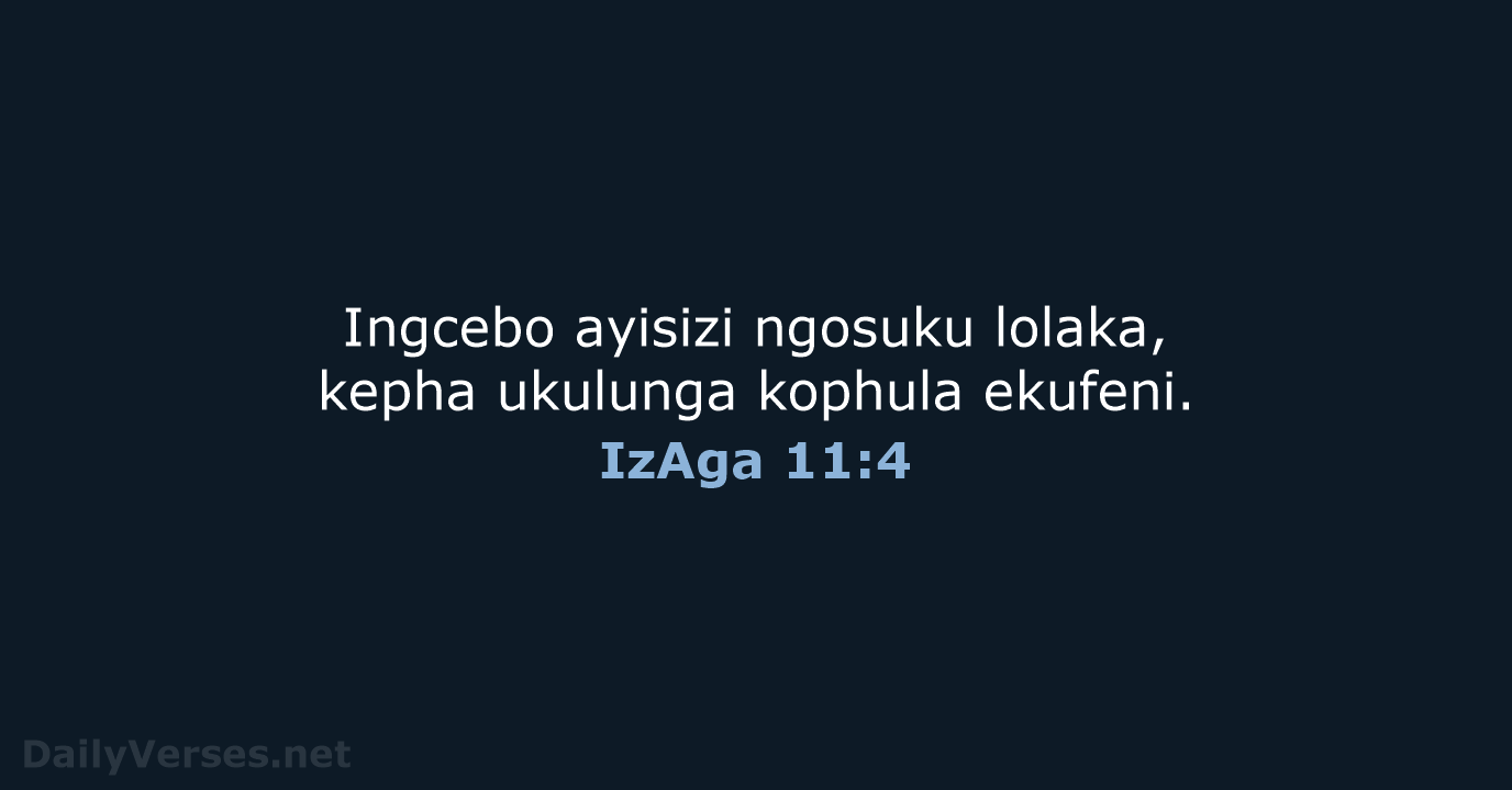 IzAga 11:4 - ZUL59