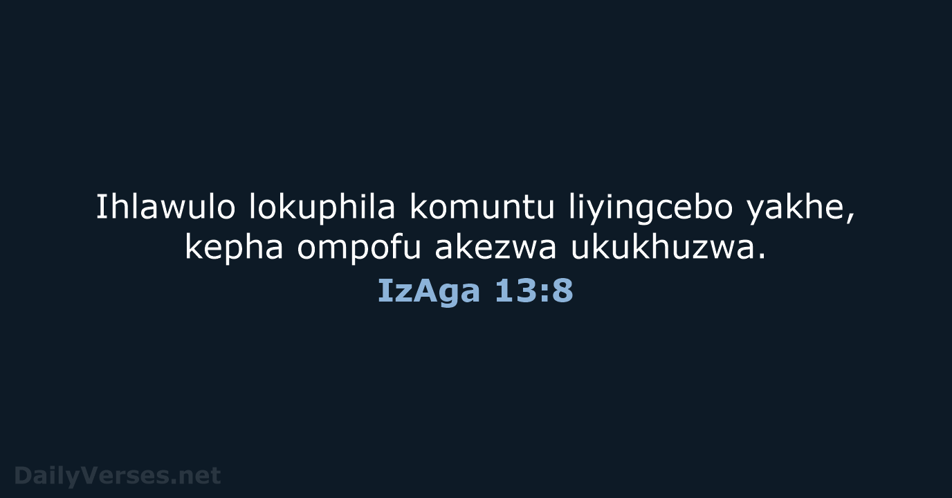 IzAga 13:8 - ZUL59