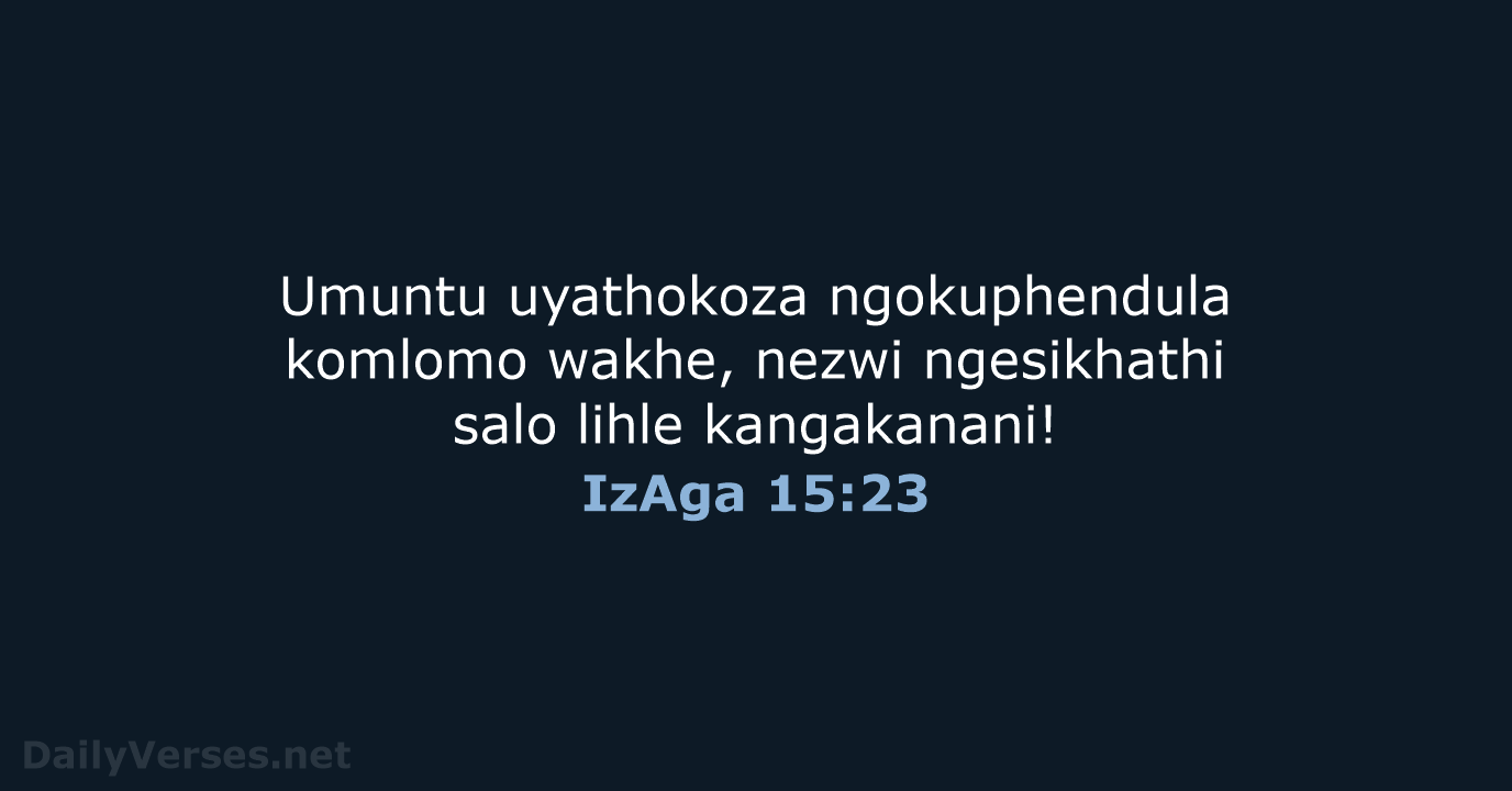 IzAga 15:23 - ZUL59