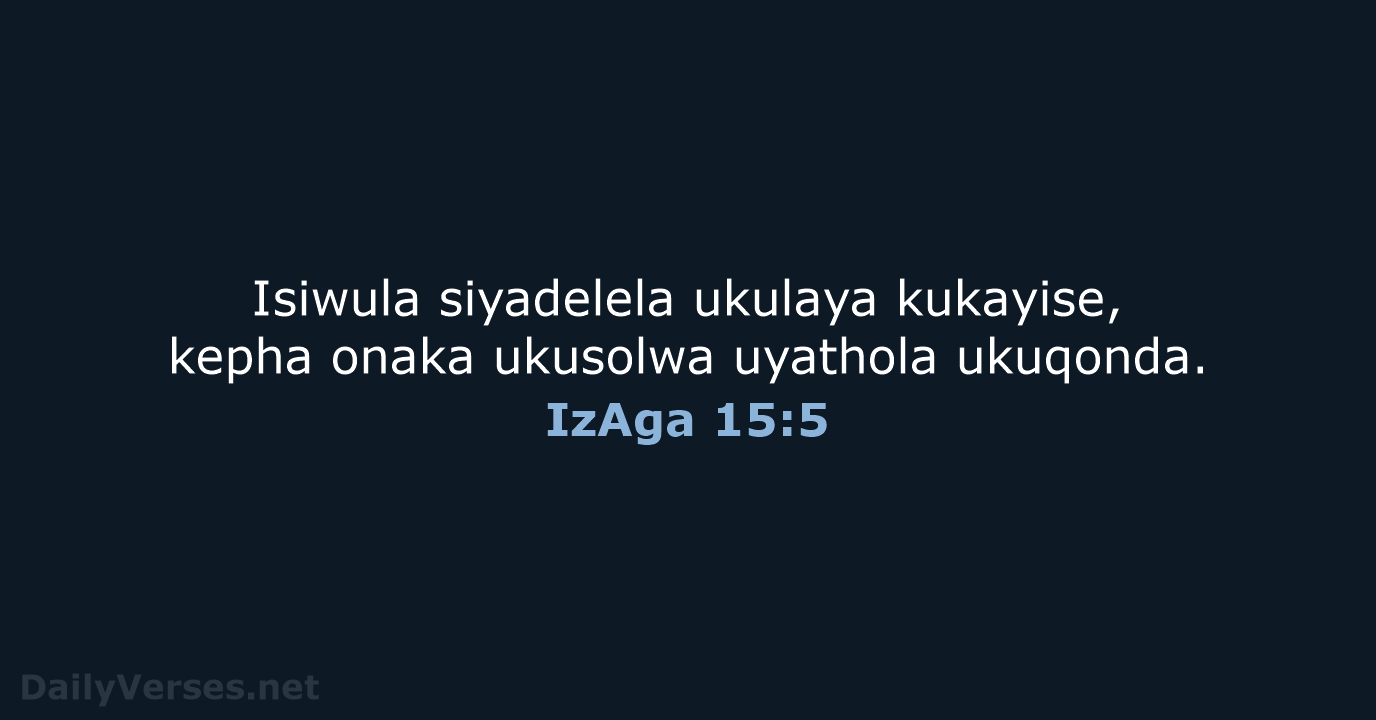 IzAga 15:5 - ZUL59