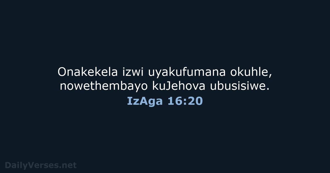 IzAga 16:20 - ZUL59
