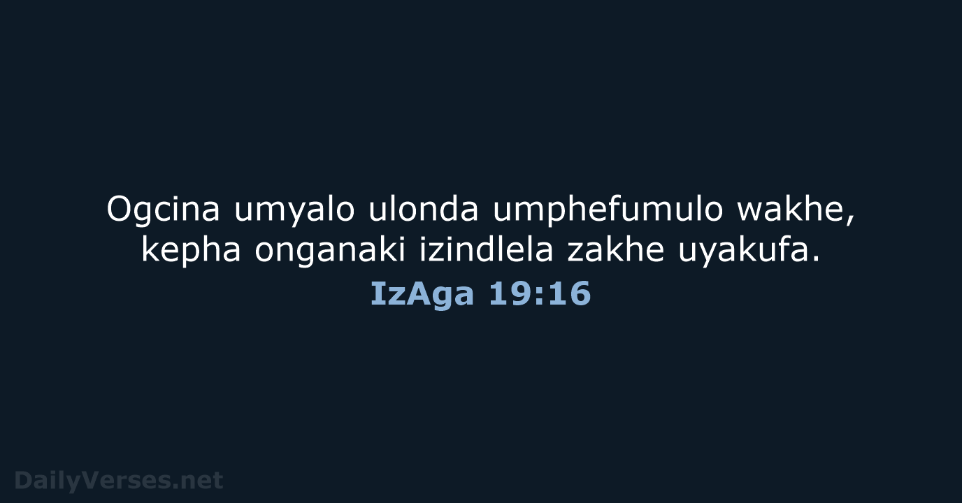 IzAga 19:16 - ZUL59