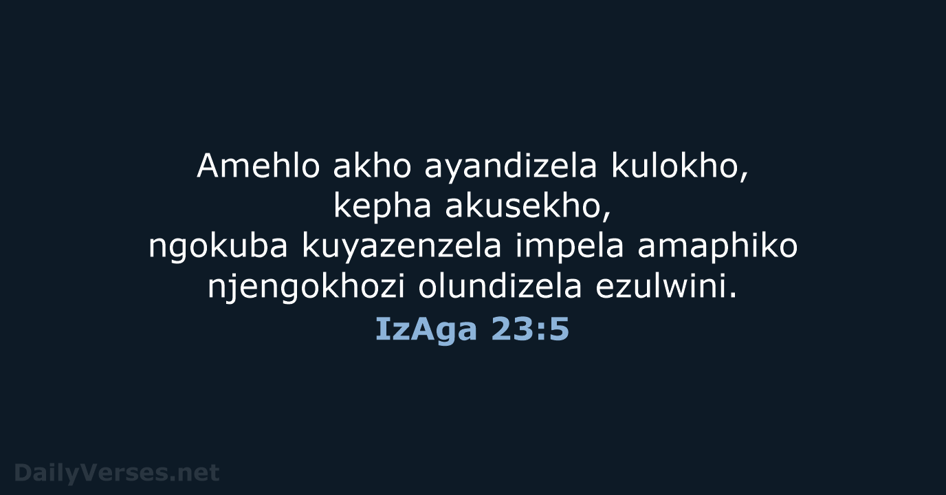 IzAga 23:5 - ZUL59