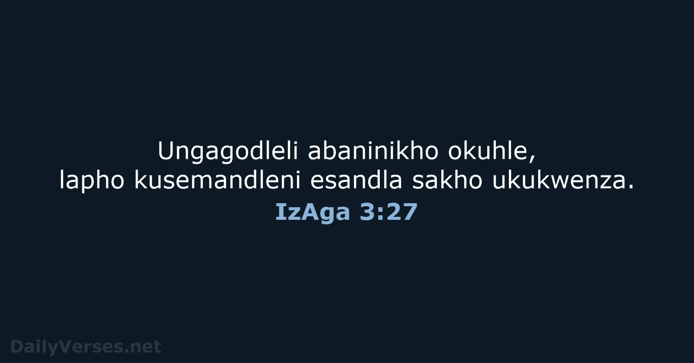 IzAga 3:27 - ZUL59
