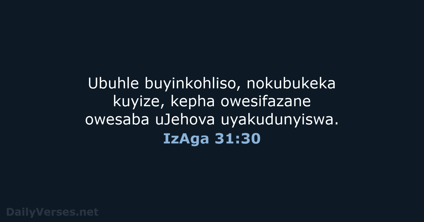 IzAga 31:30 - ZUL59