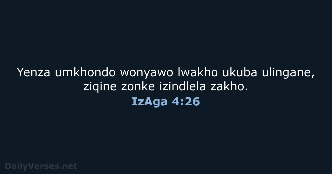 IzAga 4:26 - ZUL59