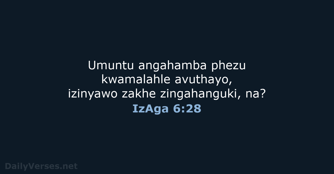 IzAga 6:28 - ZUL59