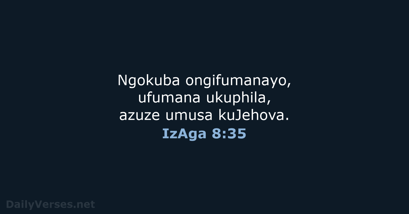 IzAga 8:35 - ZUL59