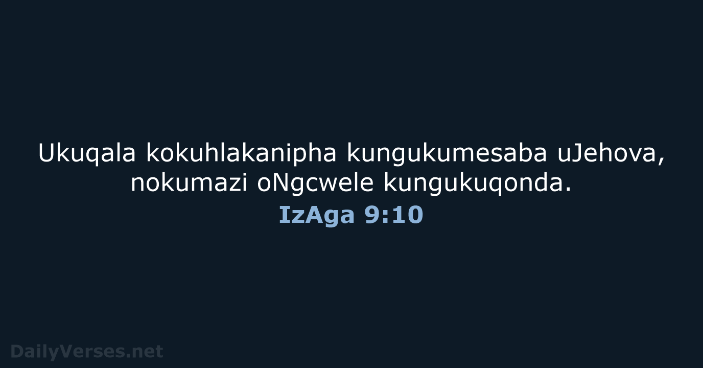 IzAga 9:10 - ZUL59