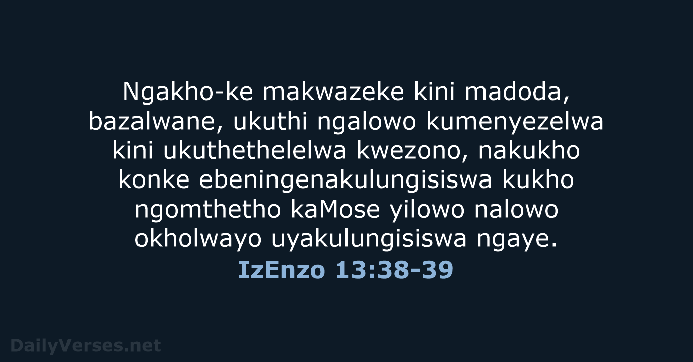IzEnzo 13:38-39 - ZUL59