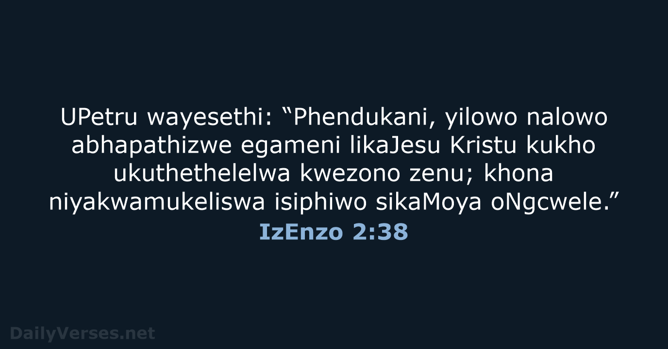 IzEnzo 2:38 - ZUL59