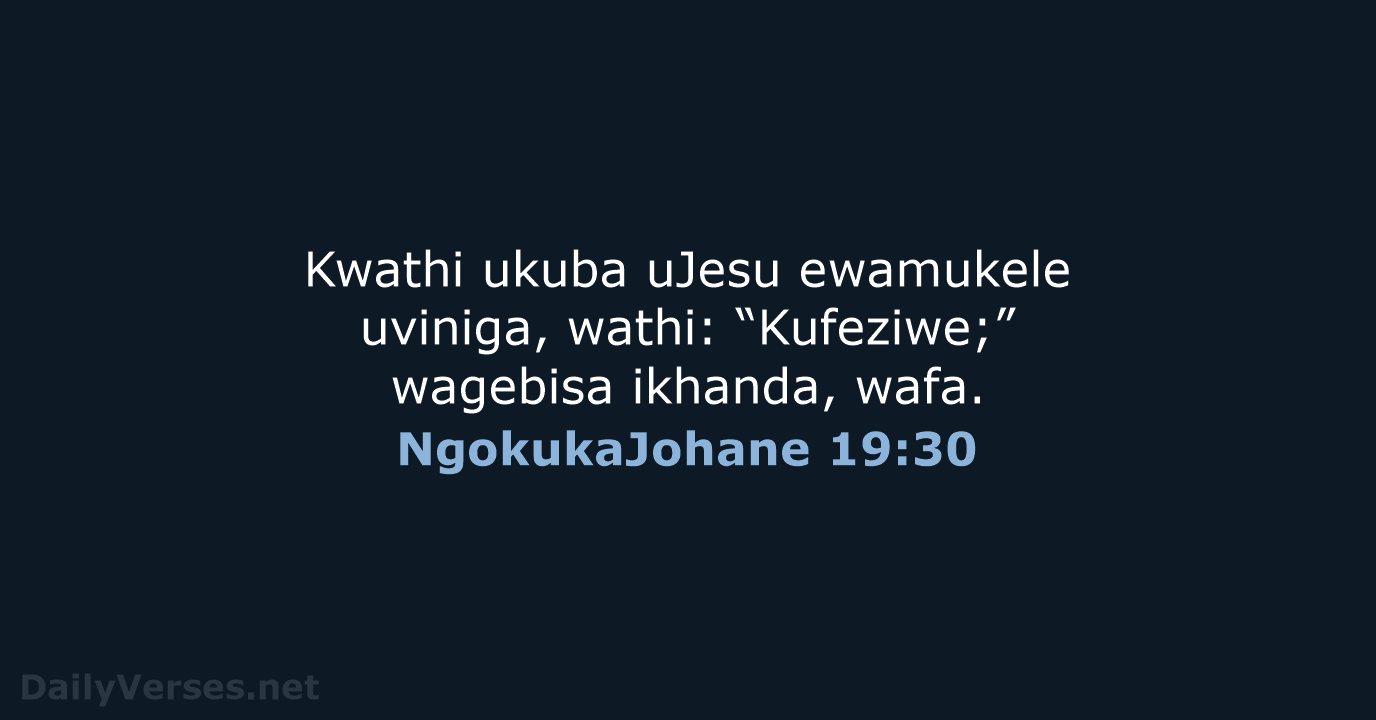 NgokukaJohane 19:30 - ZUL59