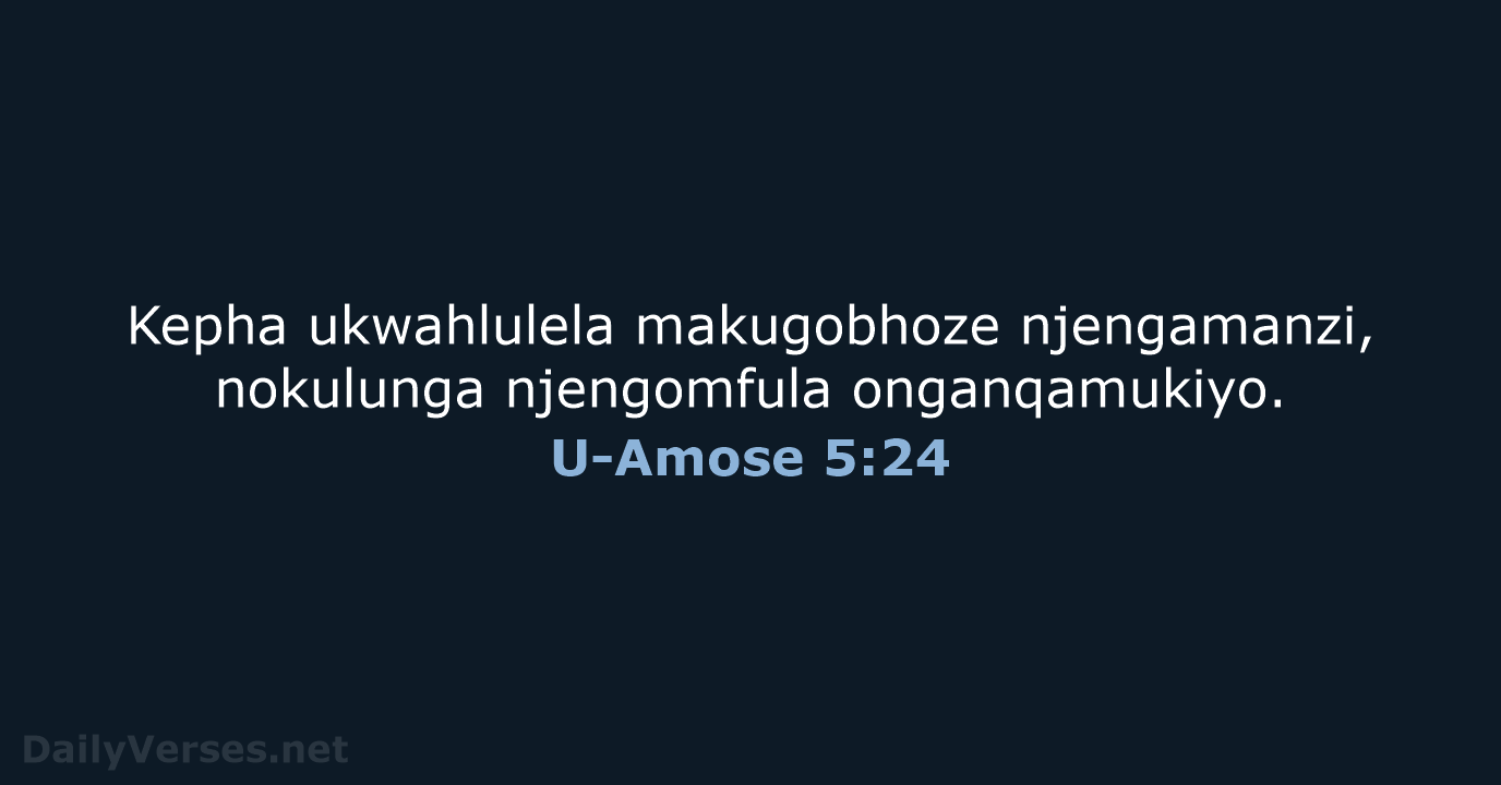 U-Amose 5:24 - ZUL59