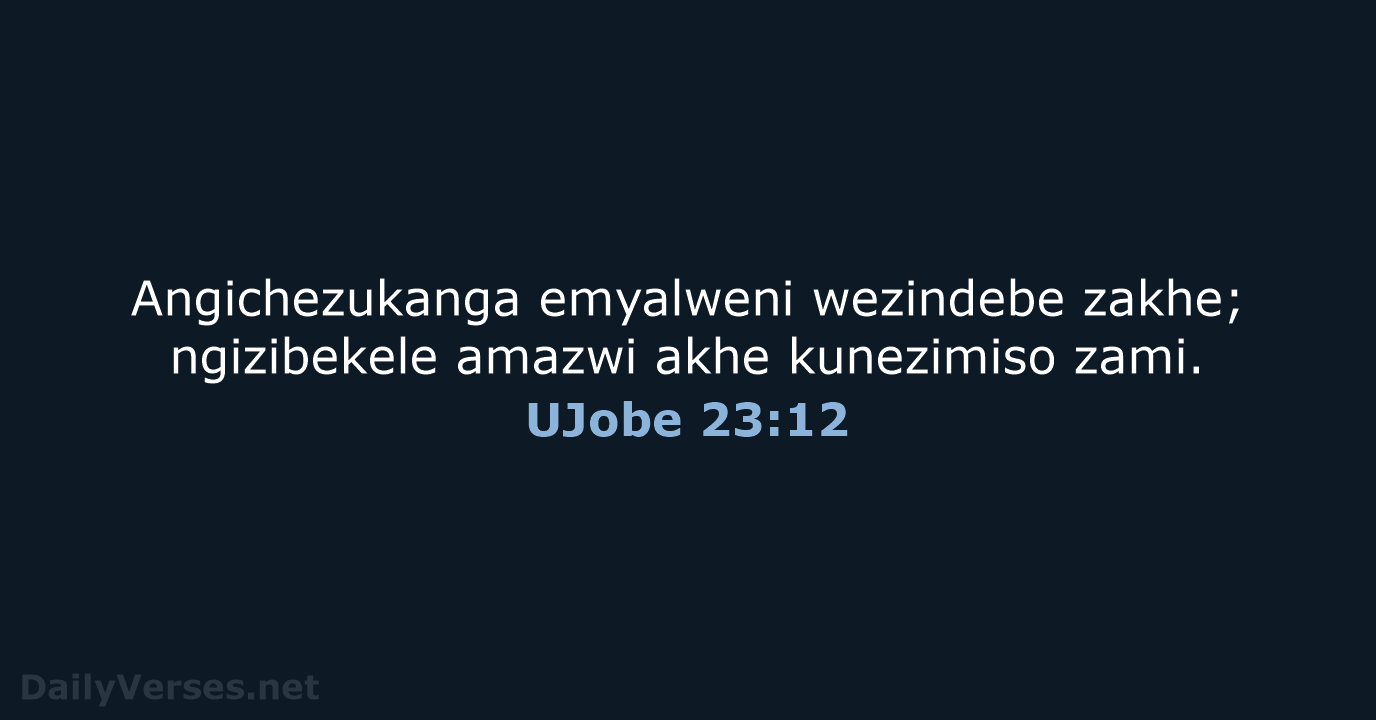 UJobe 23:12 - ZUL59