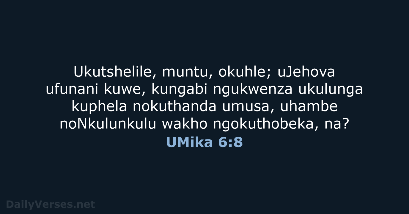 UMika 6:8 - ZUL59