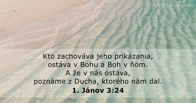 1. Jánov 3:24