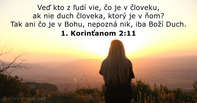 1. Korinťanom 2:11