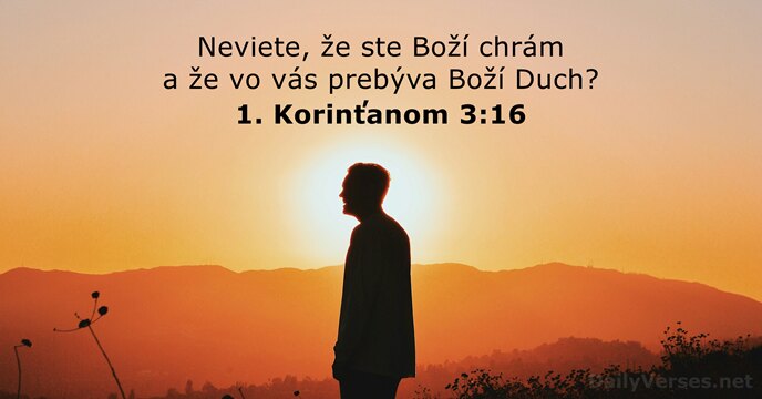 1. Korinťanom 3:16
