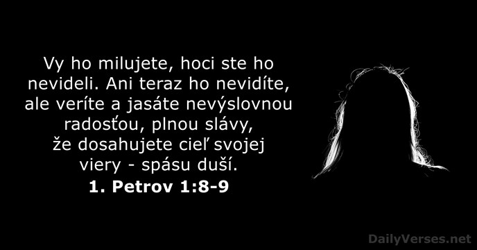 1. Petrov 1:8-9