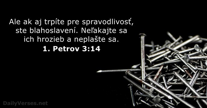 1. Petrov 3:14