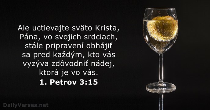 1. Petrov 3:15
