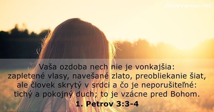 1. Petrov 3:3-4