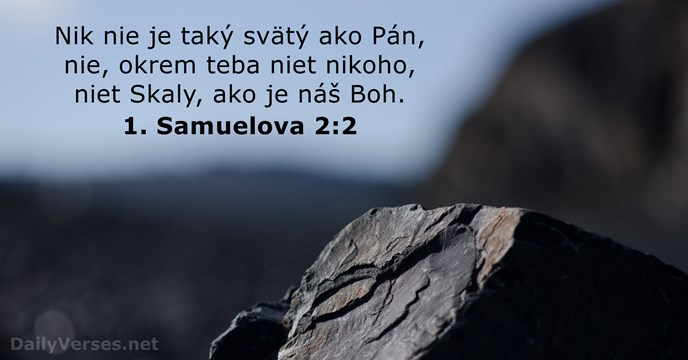 1. Samuelova 2:2