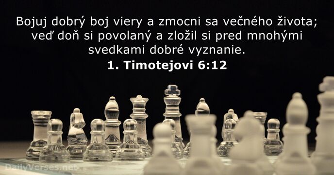 1. Timotejovi 6:12